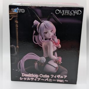 Taito Overlord Shaltear Bunny Figure - Pink & Black